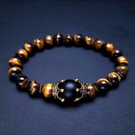 SparkShift Apex Power Tiger eye Bead bracelet