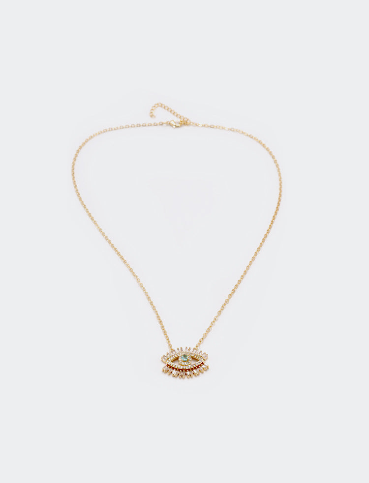 SparkShift Symbolic Evil Eye Pendant Necklace