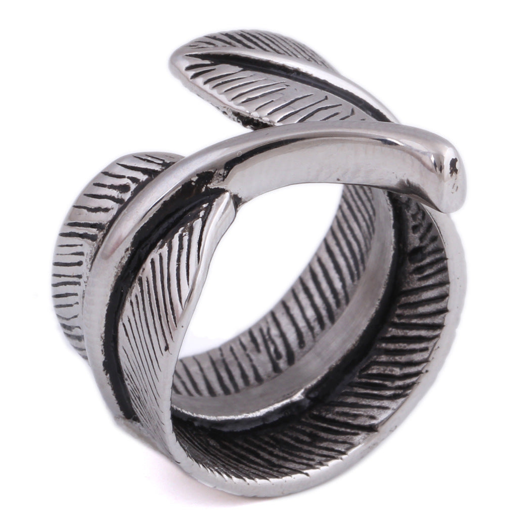 SparkShift Feather Ring