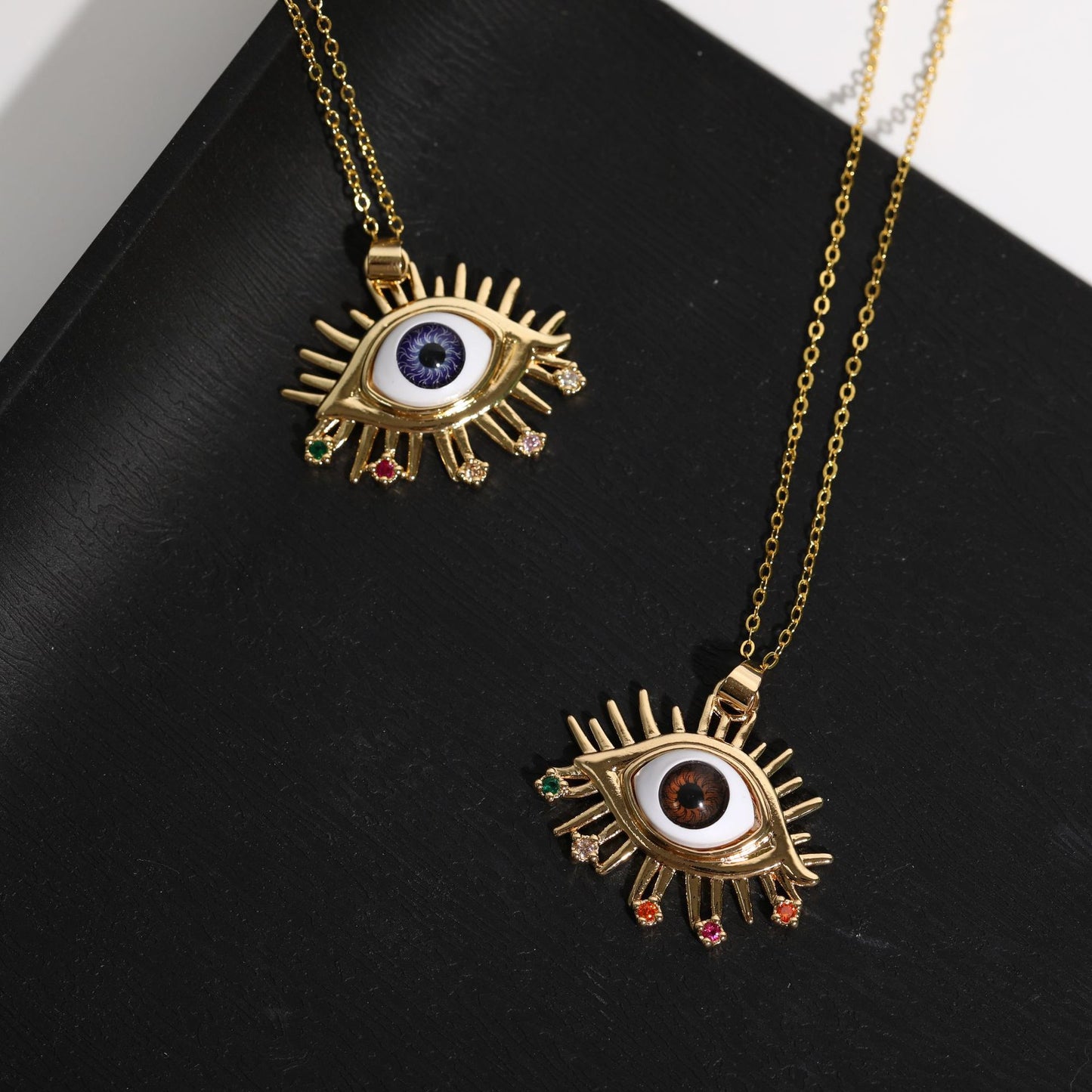SparkShift Radiant Evil Eye Protection Necklace