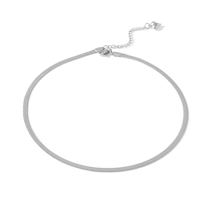 Geometric Snake Chain Necklace