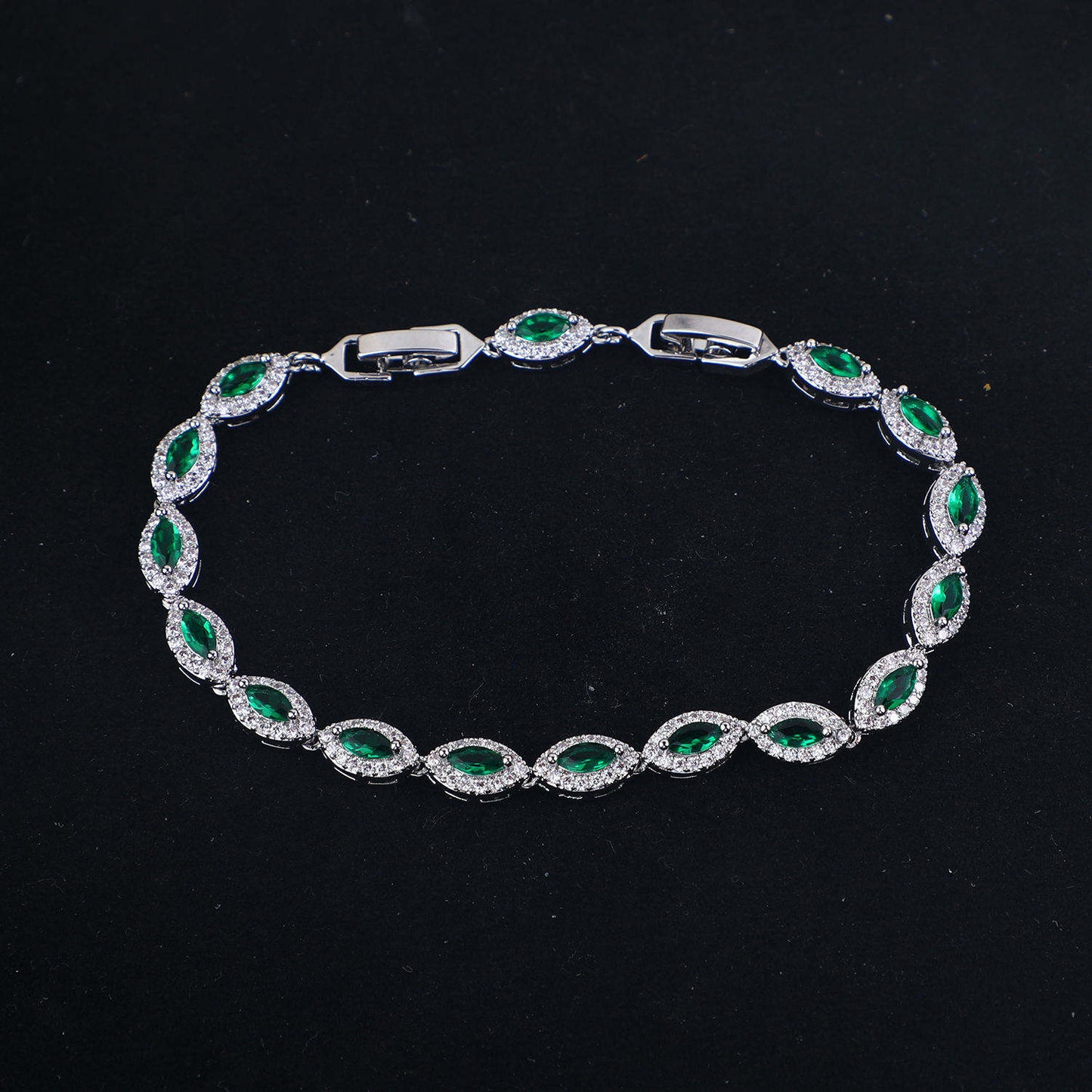 SparkShift Luxury Evil Eye Crystal Bracelet