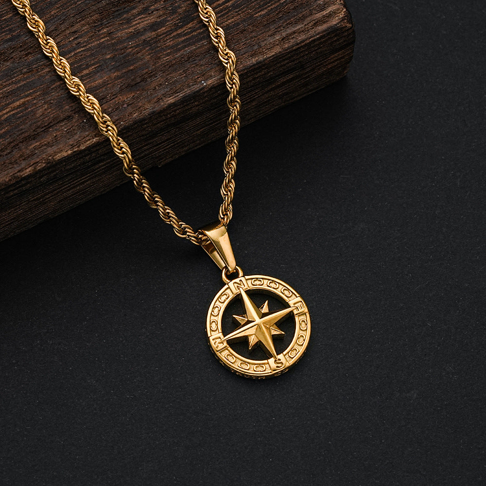 Bloom Circle Necklace – Floral Charm Pendant