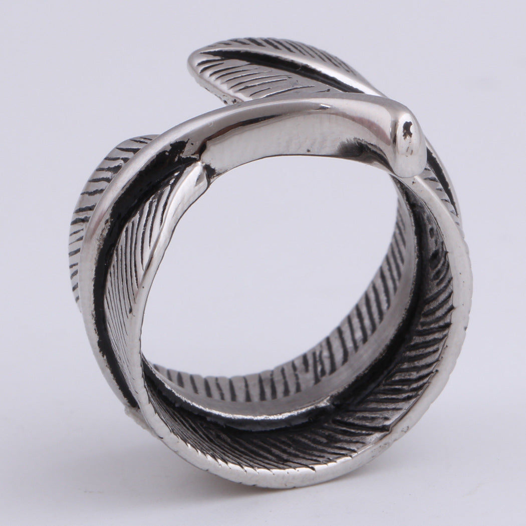 SparkShift Feather Ring