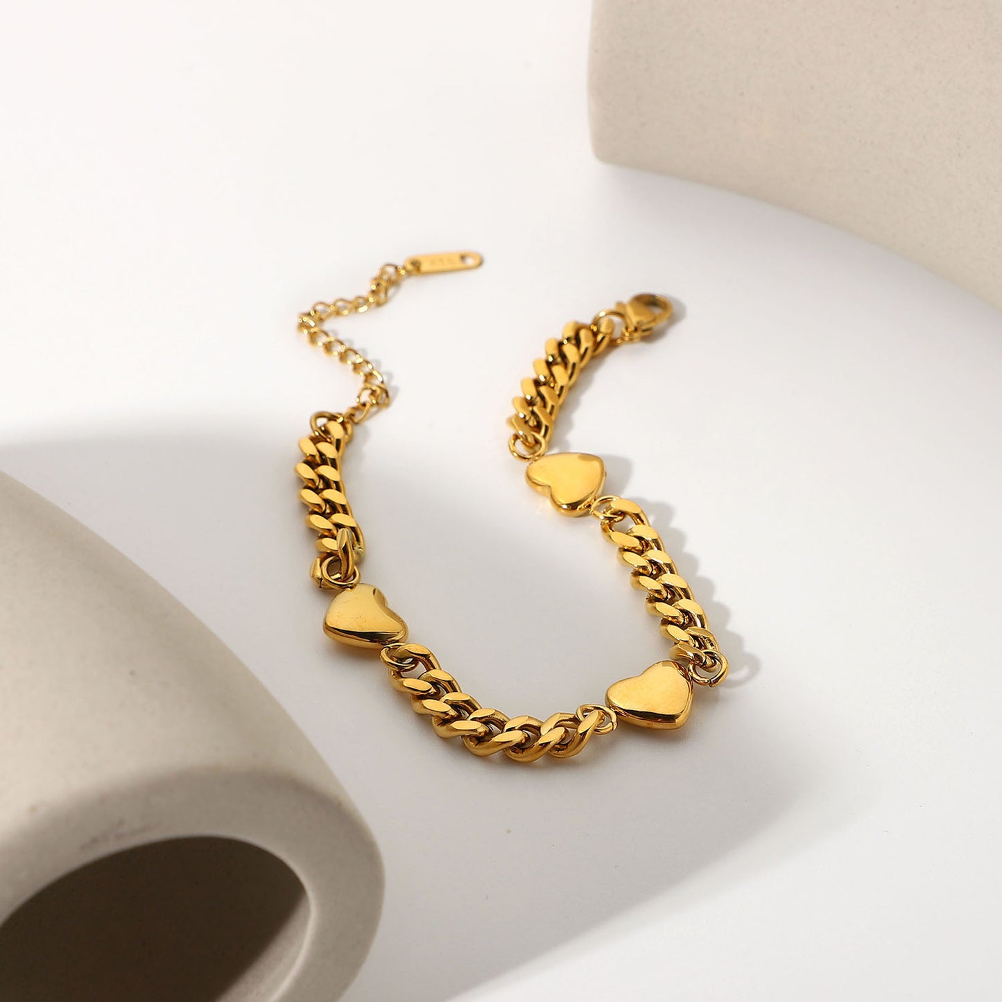 SparkShift Heart Cuban Chain