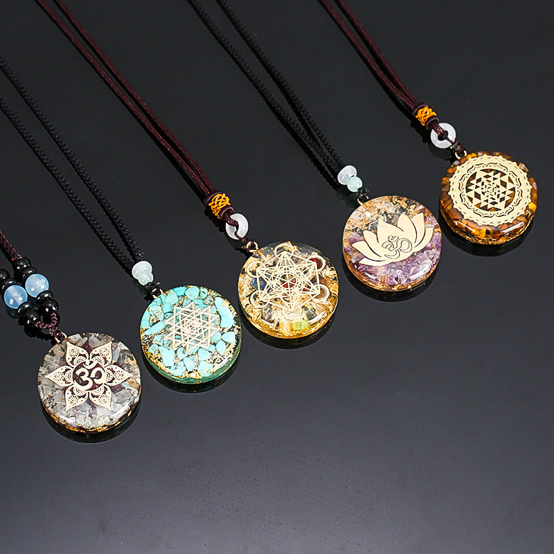SparkShift Apex Tiger Eye Energy Pendant Necklace