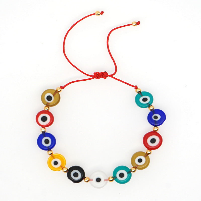 SparkShift Boho Evil Eye Ethnic Bracelet