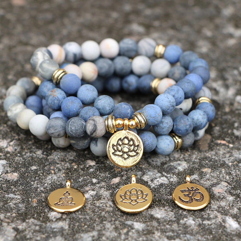SparkShift Apex 108 Bead Tiger Eye Meditation Bracelet