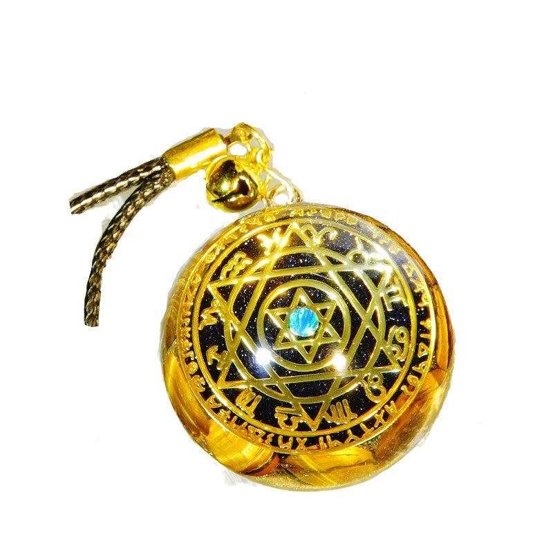 SparkShift Apex Guardian Tiger Eye Talisman Necklace