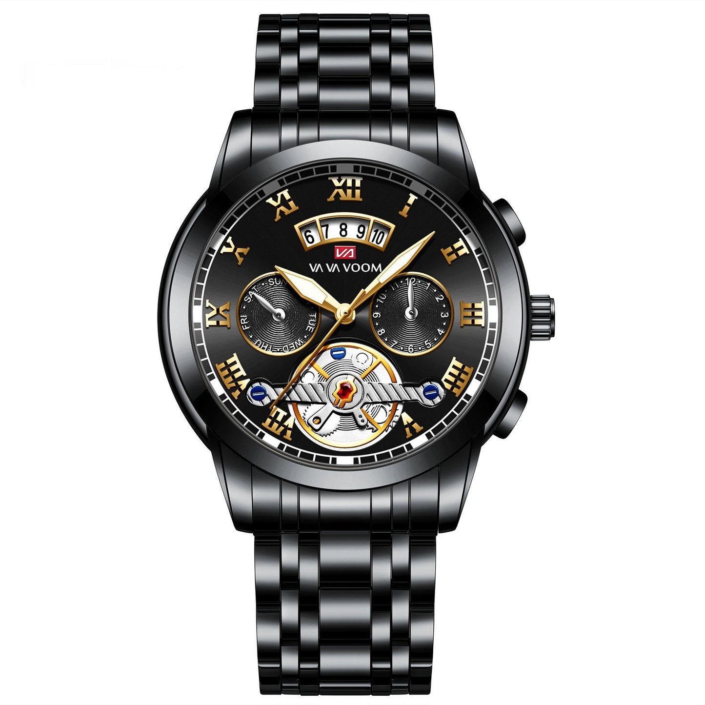Montre multifonction Tourbillon pour hommes