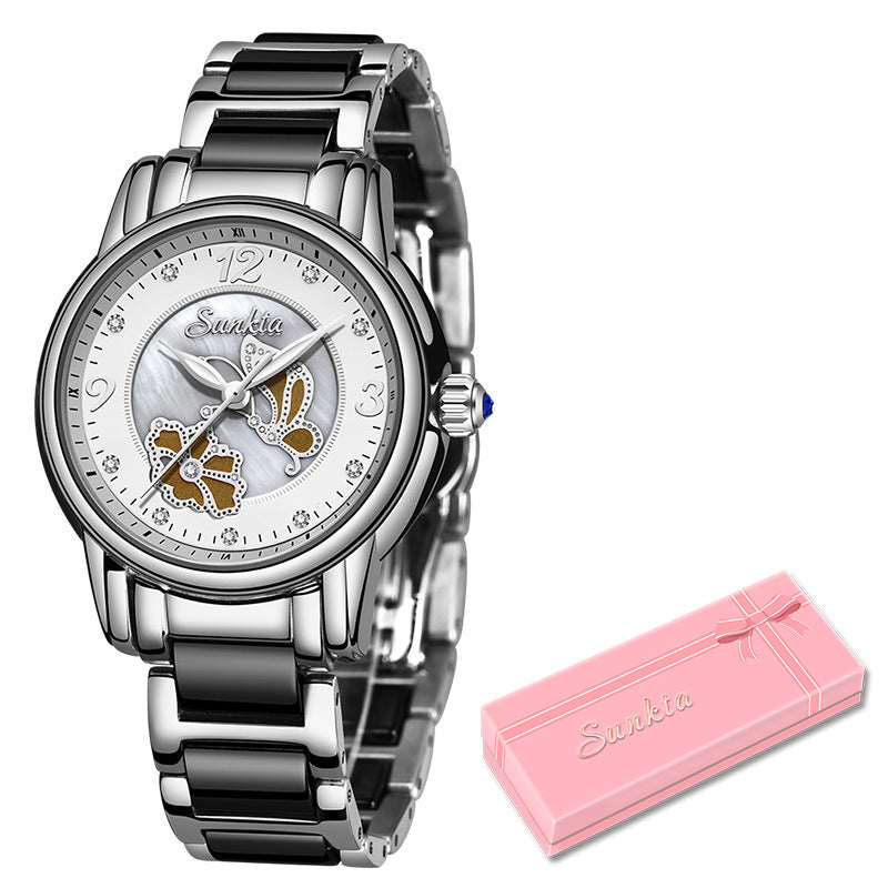 Lige High Quality Ceramic Watch Ladies