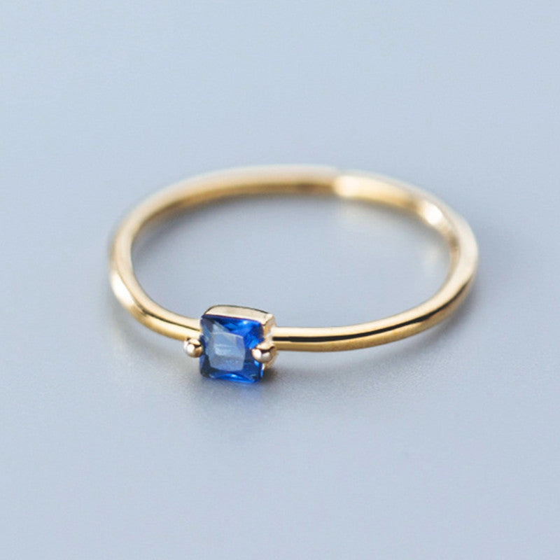 SparkShift Sapphire Glow Ring