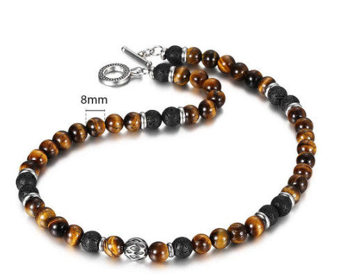 SparkShift Apex 108 Bead Tiger Eye Meditation Bracelet
