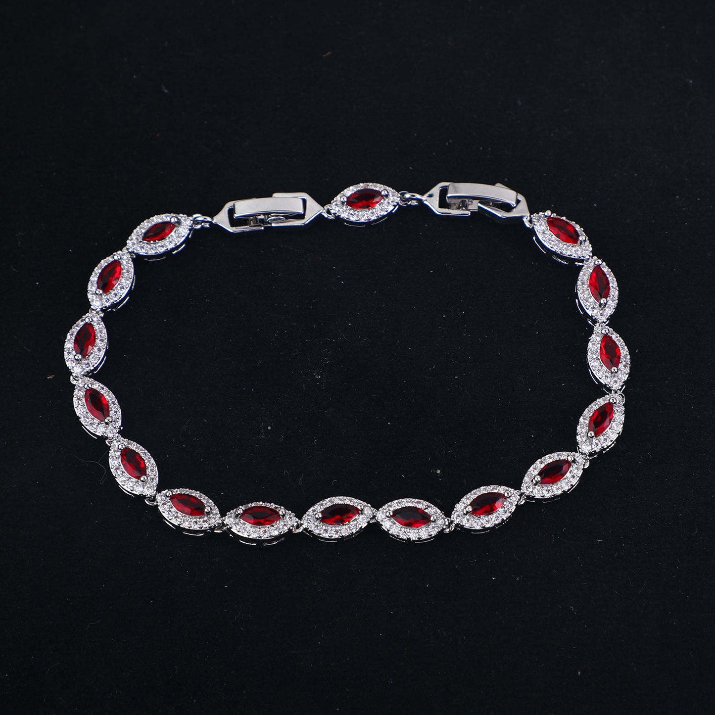SparkShift Luxury Evil Eye Crystal Bracelet
