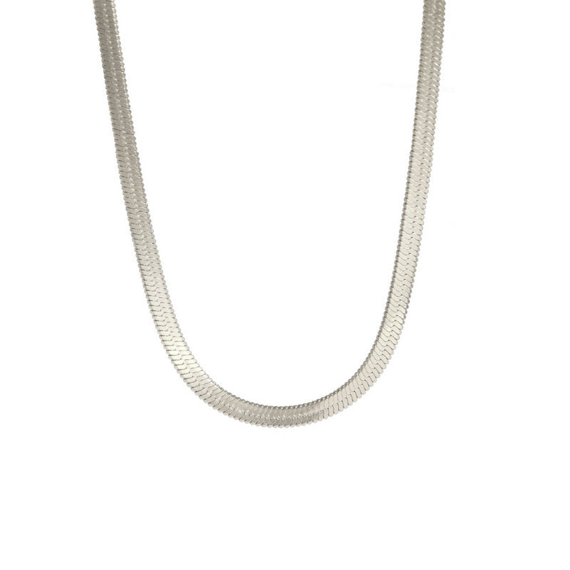Minimalist Stainless Steel Snake Chain Necklace