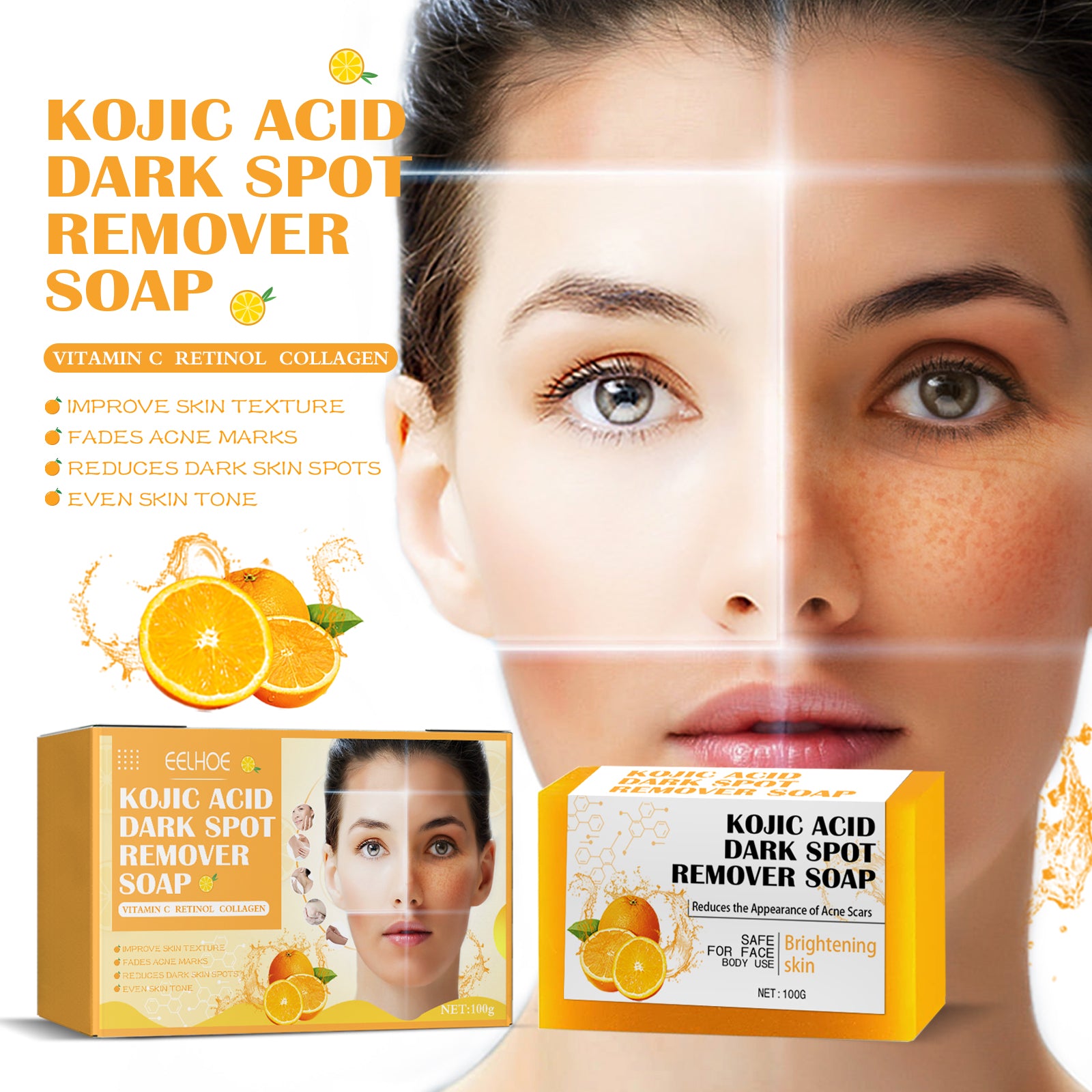 Kojic Acid Soap Cleanser Cleansing Soap