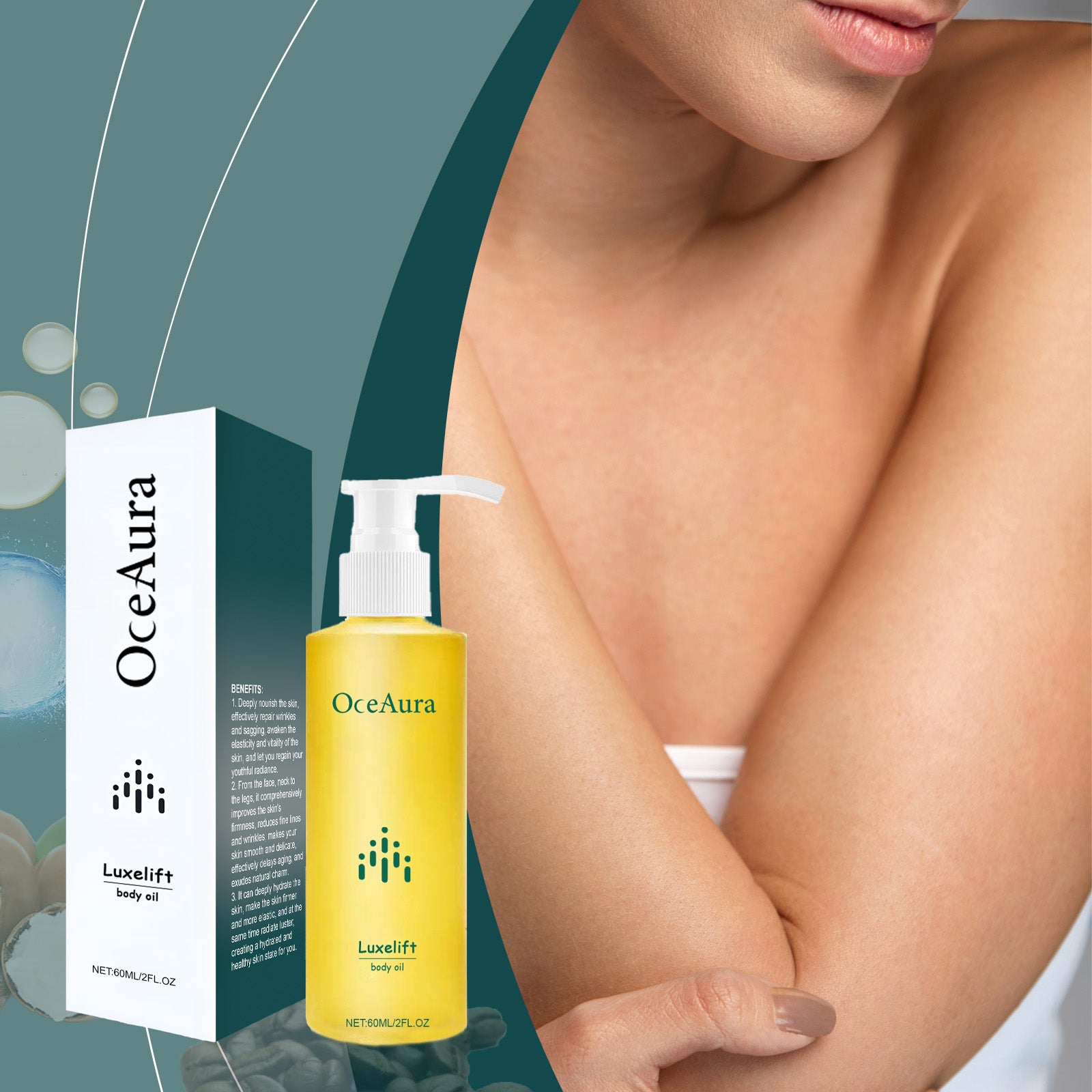Oceaura Body Skin Care Oil Skin Hydrating And Moisturizing
