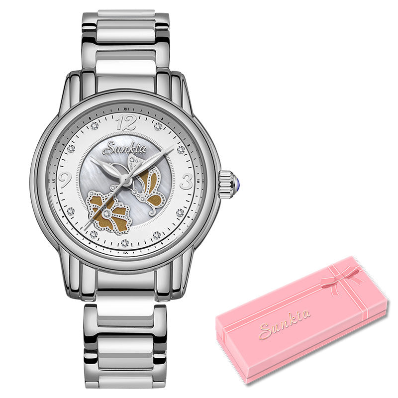 Lige High Quality Ceramic Watch Ladies