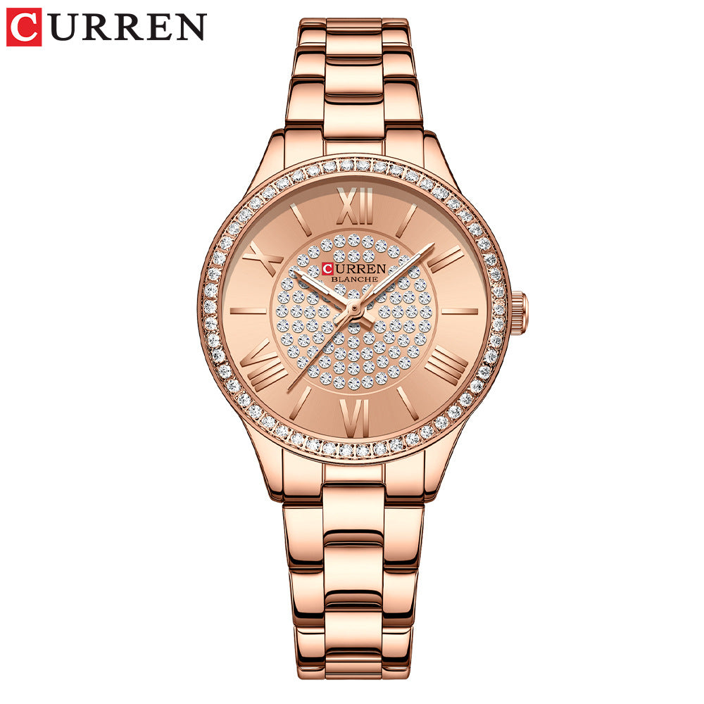 Ladies Watch Fashion Steel Band Watch Casual Ladies