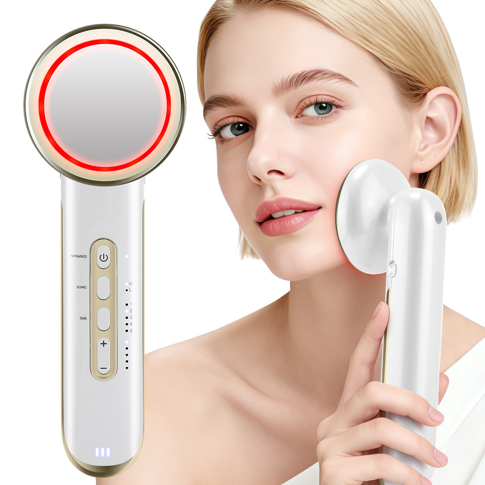 EMS Body Sculpting Device with 5 Modes, Rechargeable Far Infrared &amp; Ultrasonic Fat Burning Slimming Beauty Instrument