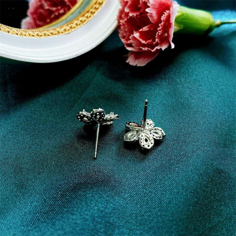 Korean Minimal zircon Stud Earrings