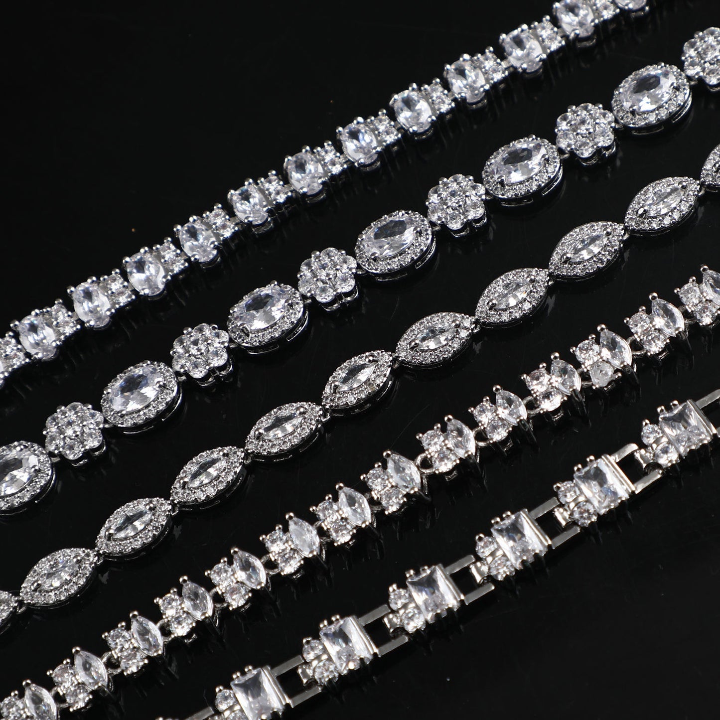 SparkShift Luxury Evil Eye Crystal Bracelet