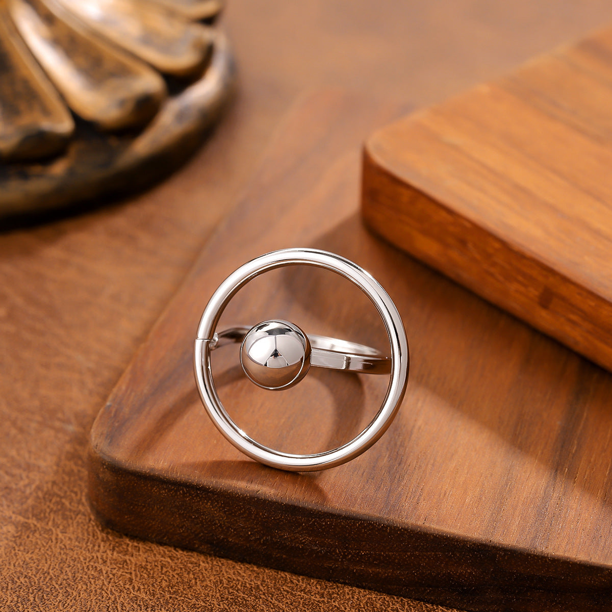 SparkShift Orbit 18K Gold Plated Ring
