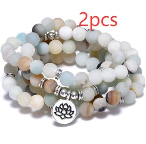 SparkShift Apex 108 Bead Tiger Eye Meditation Bracelet