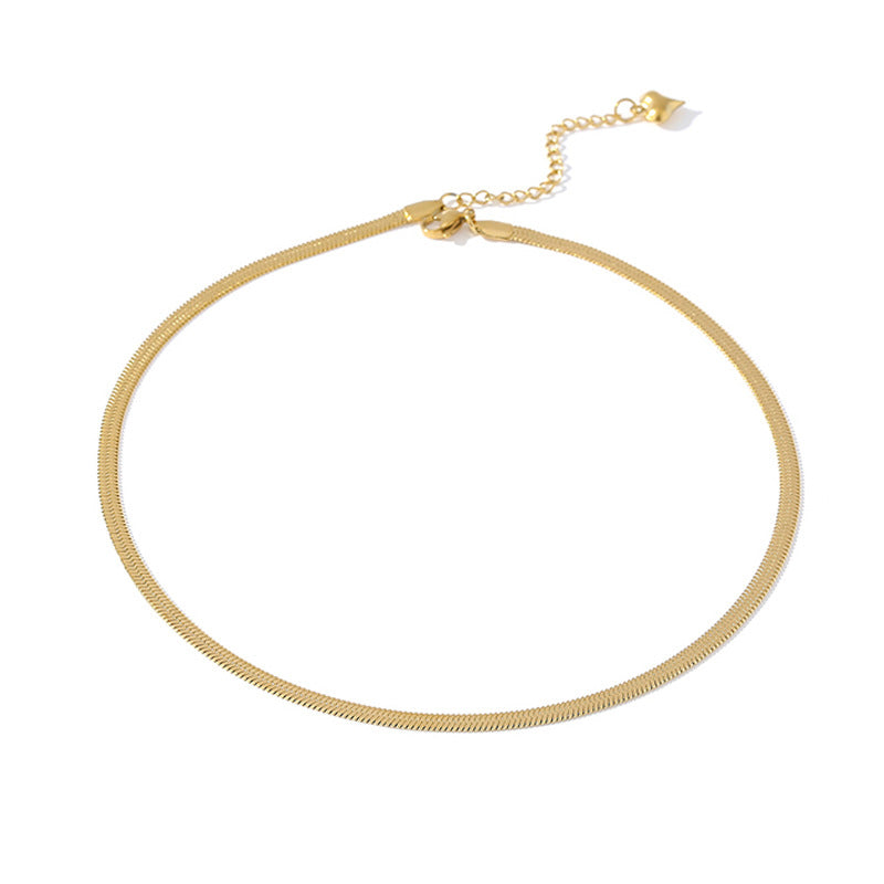 Geometric Snake Chain Necklace