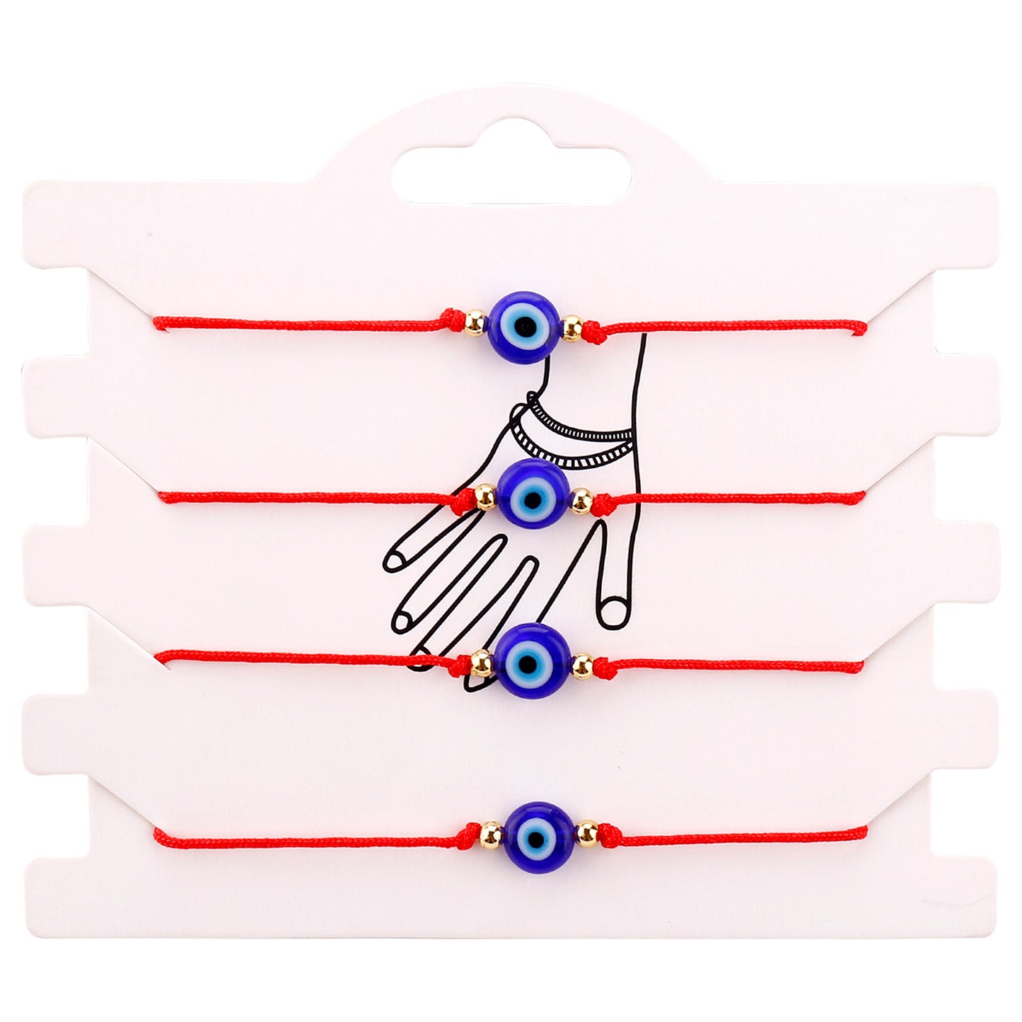 SparkShift Red String Evil Eye Protection Bracelet