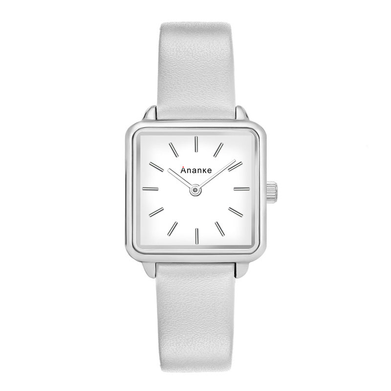 Waterproof Square Ladies Watch Movement