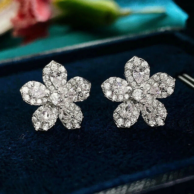 Korean Minimal zircon Stud Earrings