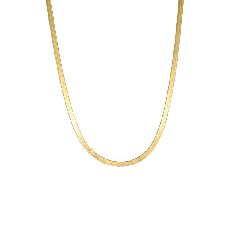 Minimalist Stainless Steel Snake Chain Necklace
