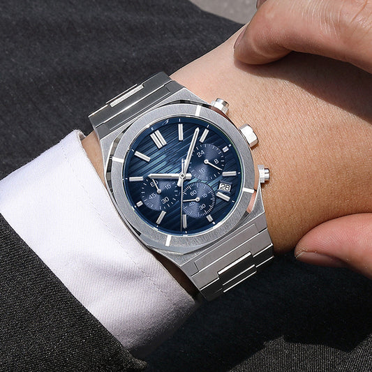 Montre chronographe multifonction pour homme