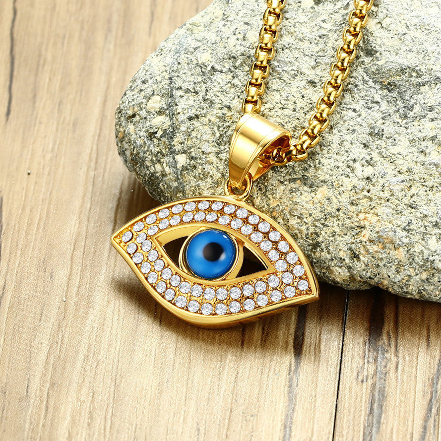 SparkShift Mens Evil Eye Protection Pendant