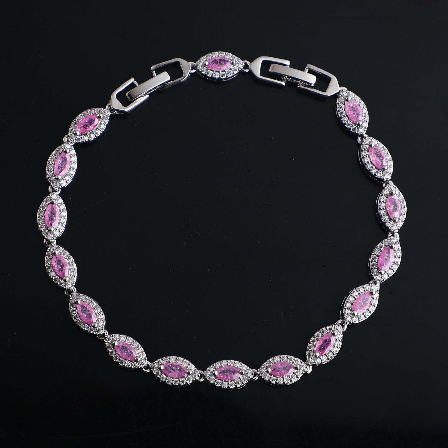 SparkShift Luxury Evil Eye Crystal Bracelet