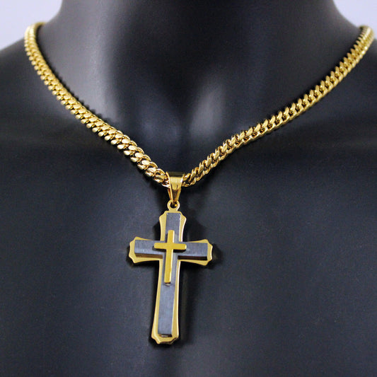 SparkShift Faith Cross Necklace