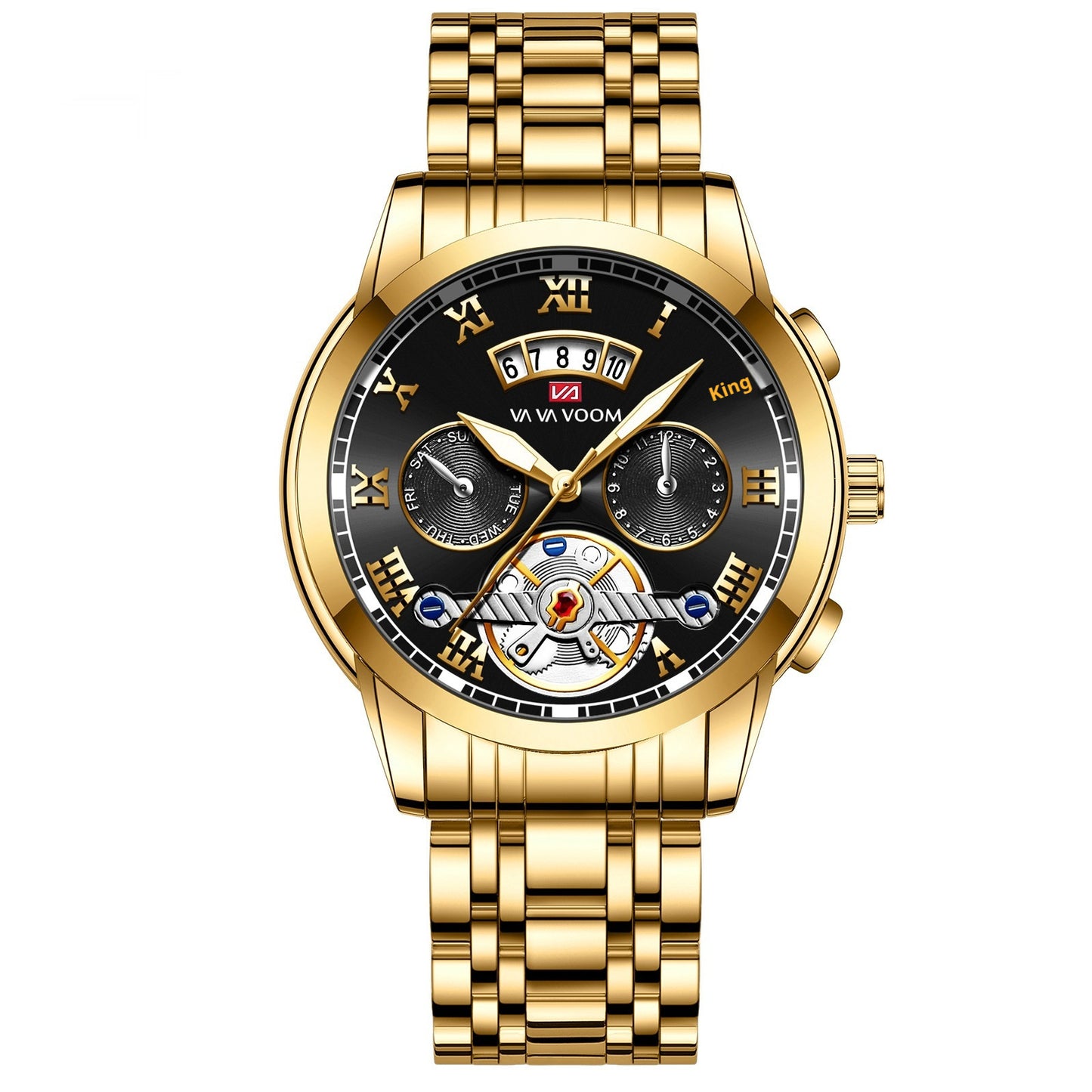 Montre multifonction Tourbillon pour hommes