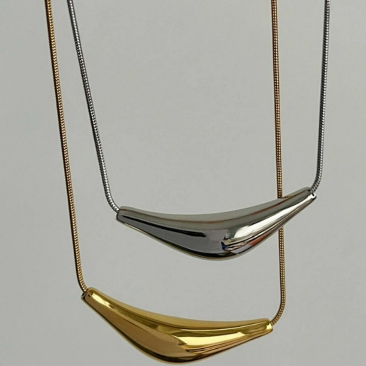 Snake Bone Chain Necklace