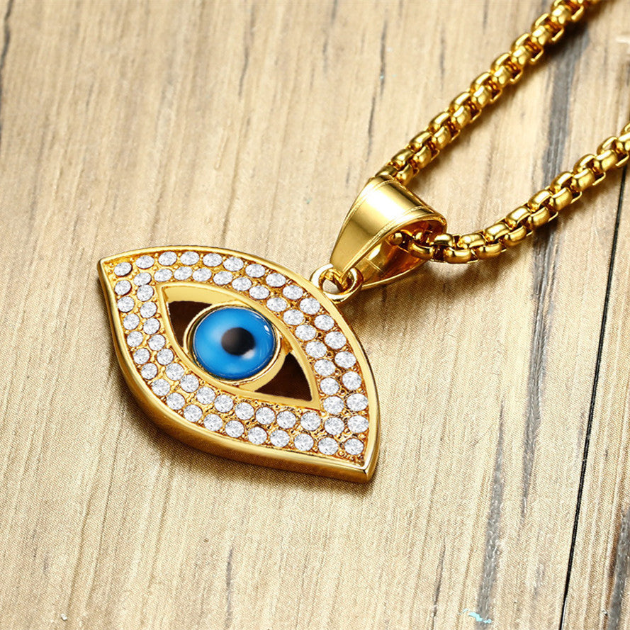 SparkShift Mens Evil Eye Protection Pendant