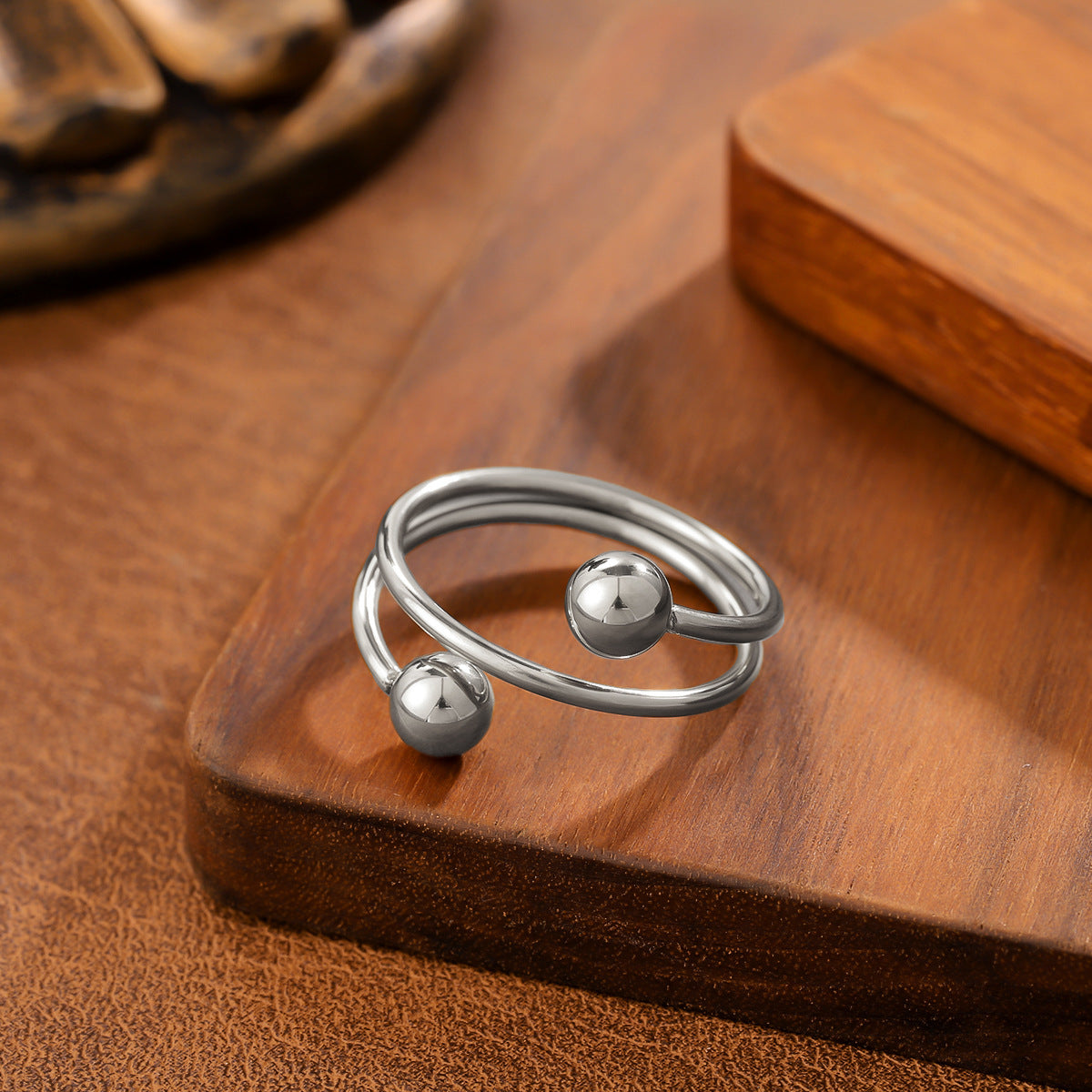 SparkShift Orbit 18K Gold Plated Ring