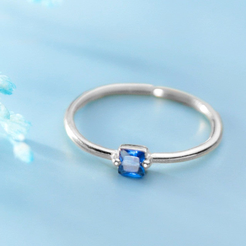 SparkShift Sapphire Glow Ring