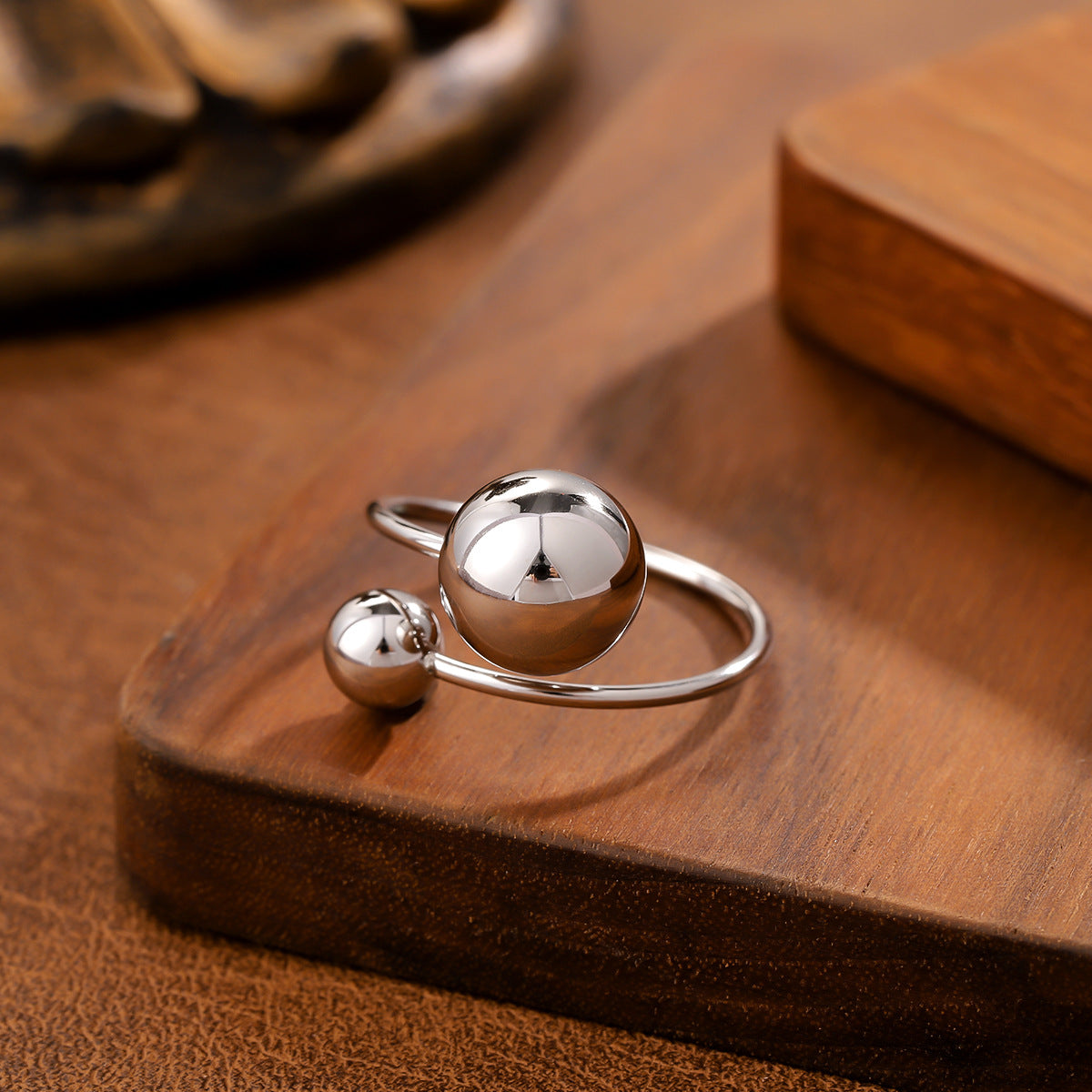 SparkShift Orbit 18K Gold Plated Ring