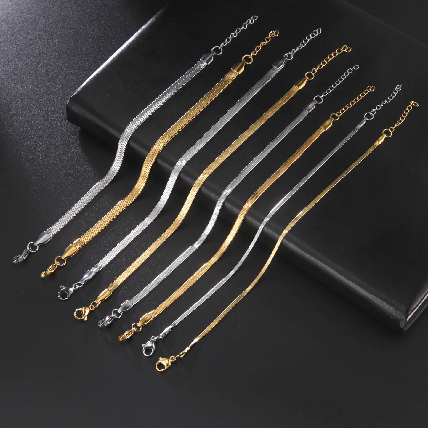 Flat Snake Chain Necklace
