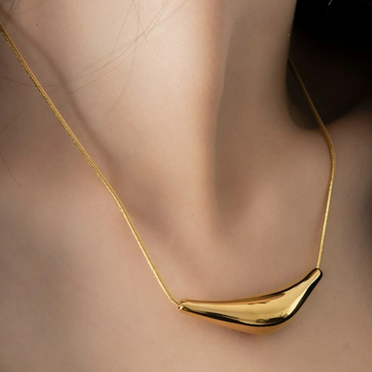 Snake Bone Chain Necklace