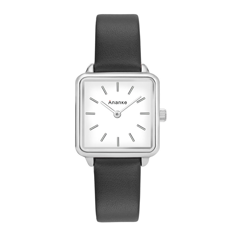Waterproof Square Ladies Watch Movement